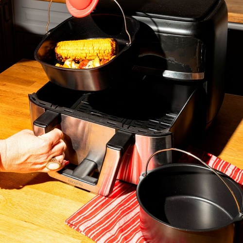 Apvalus metalinis indas karšto oro gruzdintuvei Pyrex AIR FRYER, 20 x 19 cm