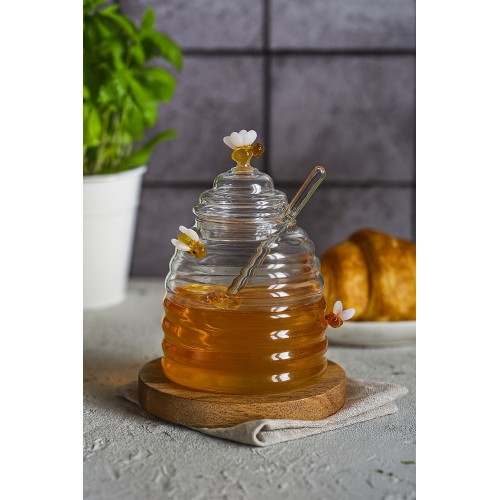 Borosilikatinis indelis medui LA BANDE, 500 ml