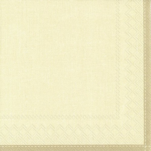 Servetėlės IHR LINEN, kreminės sp., 25 x 25 cm