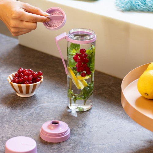 Gertuvė su sieteliu Brabantia MAKE & TAKE, rožinės sp., 0,5 L