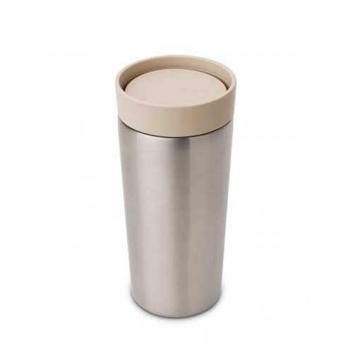 Termo puodelis Brabantia MAKE & TAKE, smėlio sp., 0,36 L