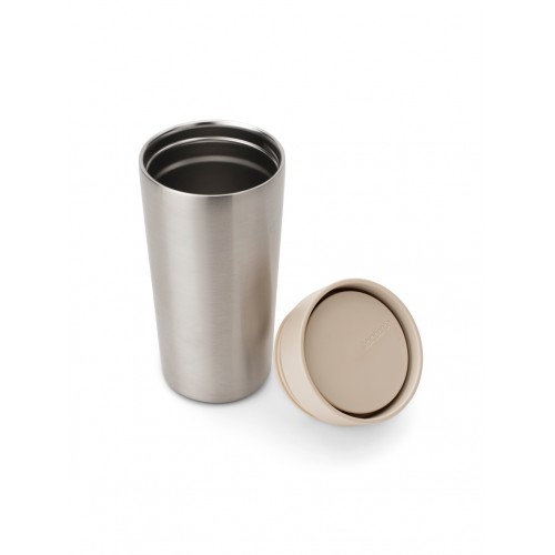 Termo puodelis Brabantia MAKE & TAKE, smėlio sp., 0,36 L