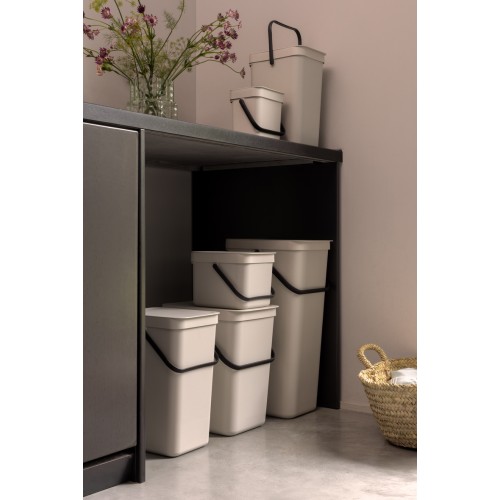 Šiukšlių dėžė Brabantia SORT & GO, smėlio sp., 16 L