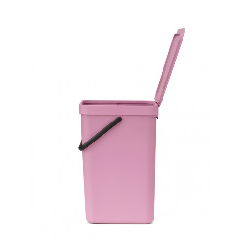 Šiukšlių dėžė Brabantia SORT & GO, rožinės sp., 16 L