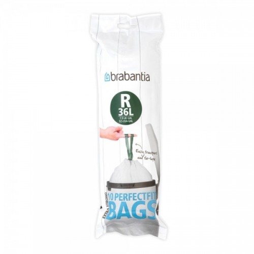 šiukšlių maišai Brabantia PERFECTFIT R dydis 36 l, 10 vnt.