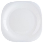 Kvadratinė balta lėkštė Luminarc CARINE, 27 cm