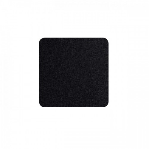Juodų padėkliukų rinkinys ASA Leather 10 cm, 4 vnt.